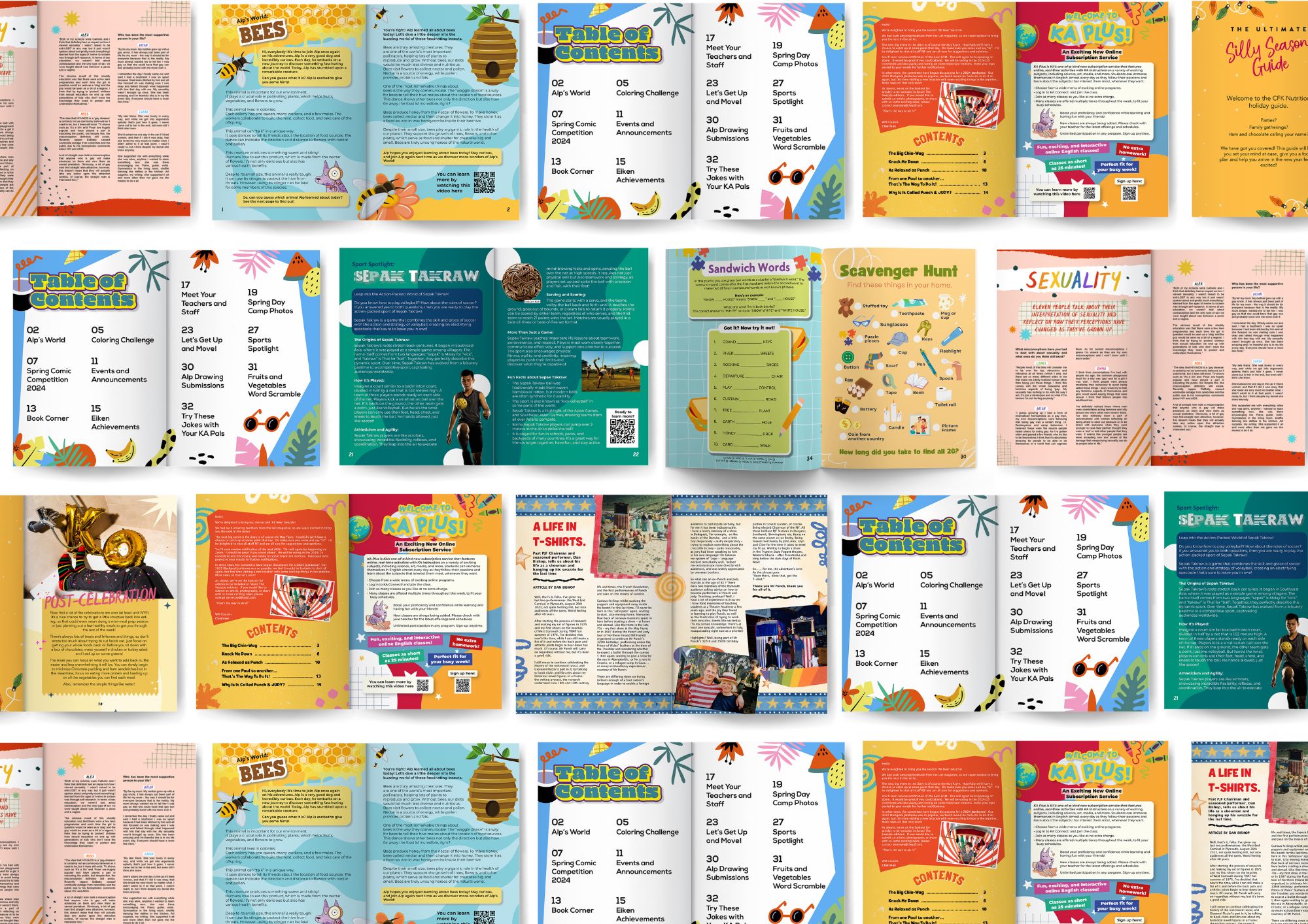 Kids Magazine Layout
